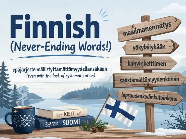 Finnish (Never-Ending Words!)