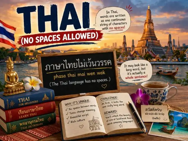 Thai (No Spaces Allowed)