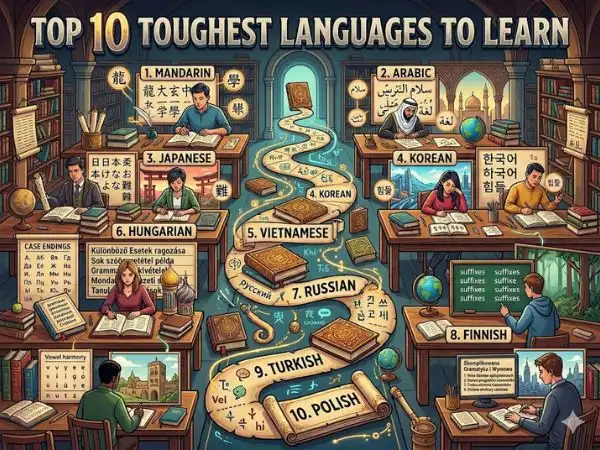 Top 10 Toughest Languages to Learn in the World